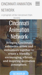 Mobile Screenshot of cincinnatianimation.com